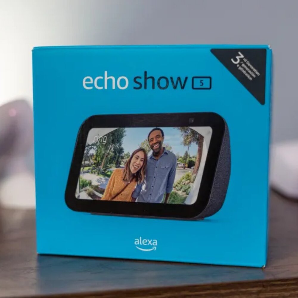 BRAND NEW SEALED Amazon Echo Show 5 (3rd Gen.) Smart Display Speaker - Charcoal